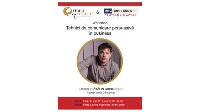 Workshop Tehnici de comunicare persuasiva in business