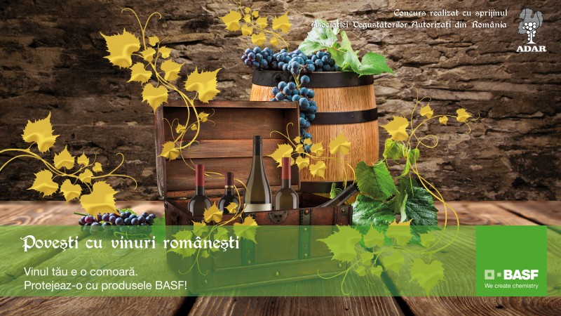 „Povesti cu vinuri romanesti”, volum scris si implementat de Mercury360 pentru BASF Romania