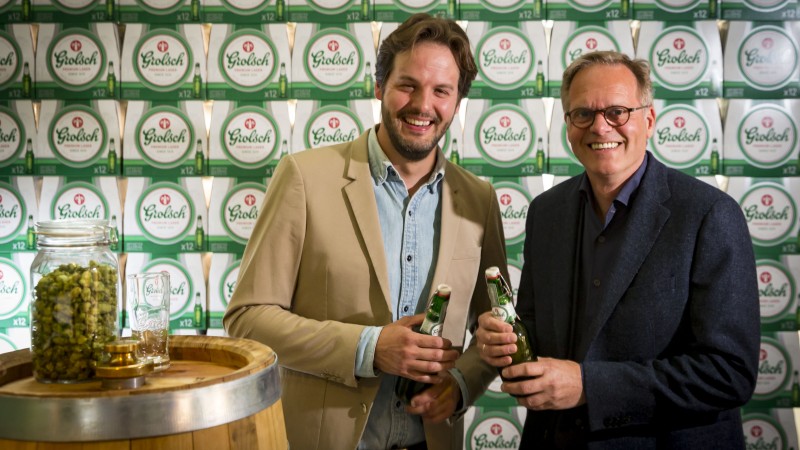 Ronald van Amerongen (Global Brand Director) on the new Grolsch packaging and its unconventional design process