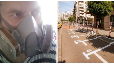 Radu Boeru, artistul care a zapacit Bucurestiul cu parcarile lui improvizate, e si fost publicitar: "Am inventat un nou termen, dezinstalatie artistica"