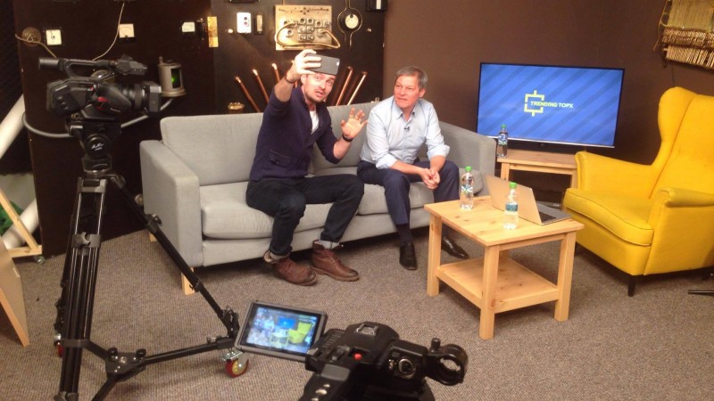 Primul vlogger intr-o discutie cu prim-ministrul