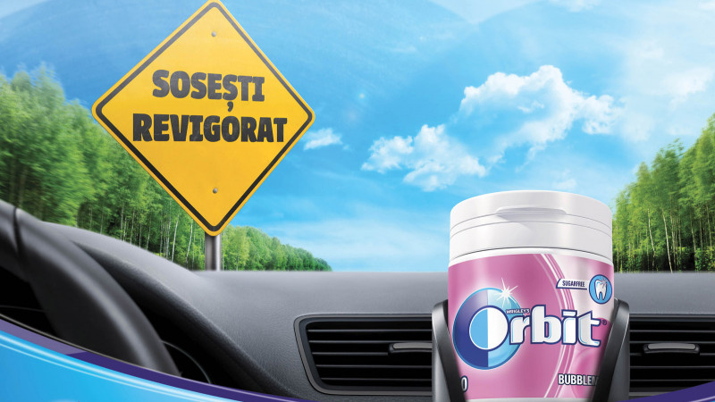 Mărcile de gumă de mestecat fără zahăr lansează prima campanie integrată "Sosești revigorat" care se adresează șoferilor români