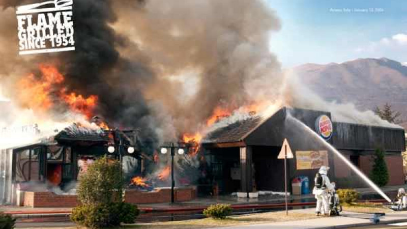 Aceste restaurante sunt adevarate si chiar au luat foc