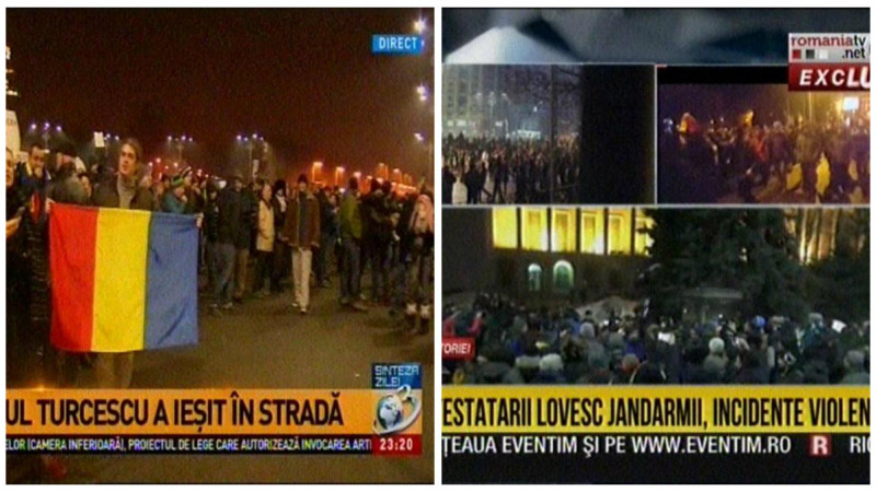 Brandurile care s-au promovat în timpul ”loviturii de stat” de aseară la RTV și Antena 3