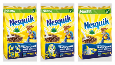 Cerealele Nesquik&reg; stimulează creativitatea copiilor cu noile ambalaje de cereale de mic dejun