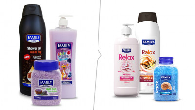 Family Care - Refresh packaging - Old vs. New