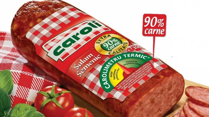O nouă inovație de la Caroli Foods Group: Salamul Semenic EXTRA cu etichetă termosensibilă