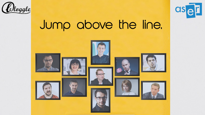 Bloggle: Jump above the line! Go online!