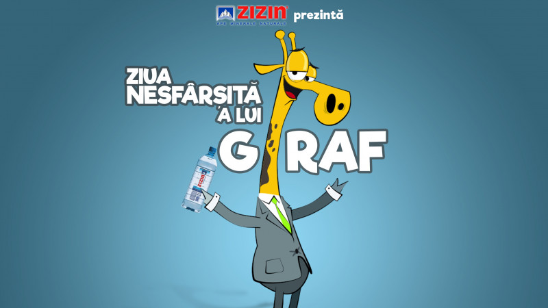 Ziua nesfârșită a lui Giraf - o alegorie interactivă prezentată de apa minerală ZIZIN și MullenLowe