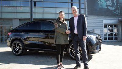 Cu ocazia aniversarii a 50 de ani de performante sportive si excelenta Mercedes-AMG, Simona Halep devine ambasador Mercedes-Benz in Romania