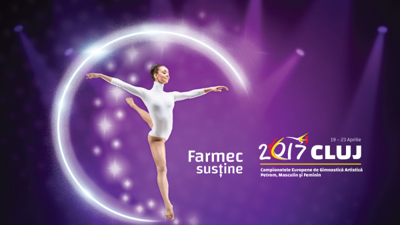 Campion la gimnastica frumuseţii, Farmec devine partener oficial al Campionatelor Europene de Gimnastică Artistică Petrom