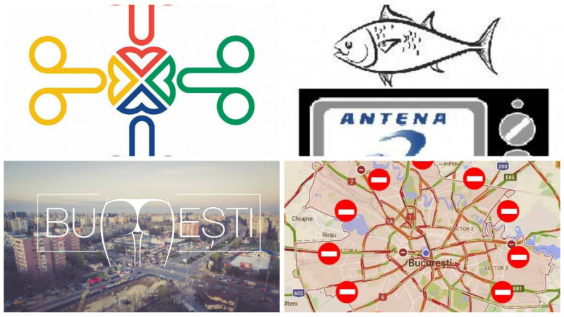 Logo-uri alternative pentru București