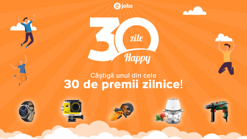 eJobs și Bright Agency descoperă secretul fericirii în #30deZileHappy
