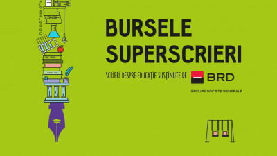 Modele de reformare a școlii românești - Bursele Superscrieri/BRD oferă 6.000 de euro pentru proiecte jurnalistice despre educaţie