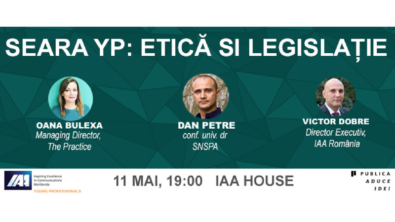 IAA Young Professionals România organizează Seară YP de Etică și Legislație în MarComm