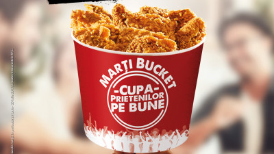 Fanii KFC se pot bucura din nou de una dintre cele mai apreciate oferte. Marți Bucket revine &icirc;n restaurantele din &icirc;ntreaga țară