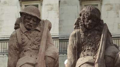 Ogilvy dizolvă un soldat &icirc;n Trafalgar Square