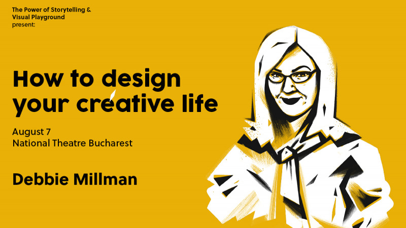 Cum îți construiești o viață creativă - o seară cu Debbie Millman pe 7 august, la Teatrul Național București