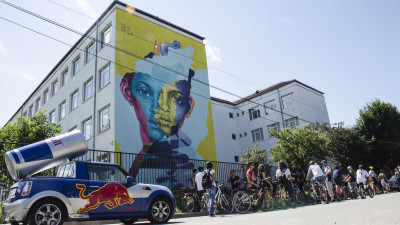 A III-a ediție Sibiu International Street ART Festival lasă în urmă peste 1.400 metri pătrați de picturi murale