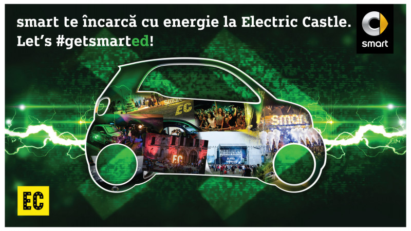 smart electrizează festivalul de muzică Electric Castle în calitate de Official Ride