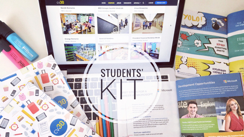 cv30 lansează o nouă ediție Students’ Kit, campania care conectează studenții și companiile