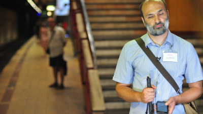 Cum arata metroul nevazatorilor. Florin Georgescu (Asociatia Tandem): "Inca avem nevoie de voluntari pentru calibrarea in detaliu a retelei de beaconi"