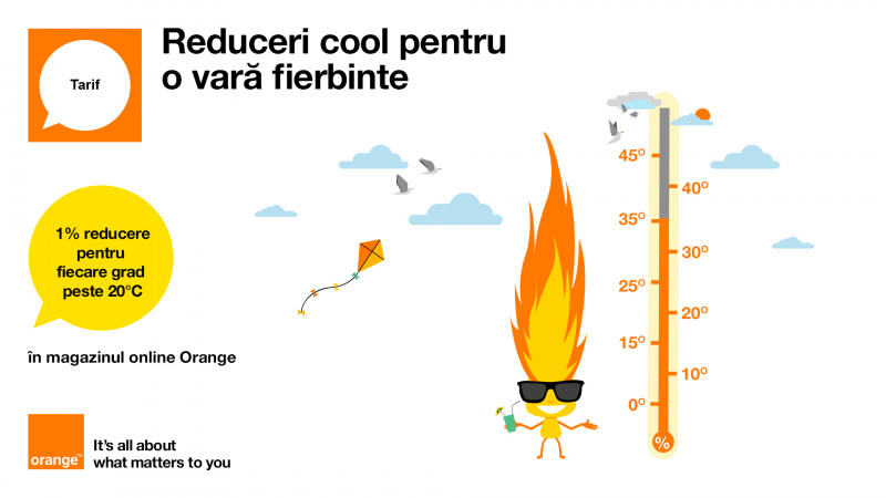 Orange și Profero propun reduceri cool pentru o vară fierbinte