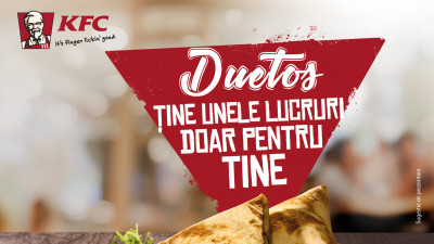KFC aduce din nou Duetos - wrapurile pe care să le ţii doar pentru tine