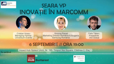 IAA Young Professionals organizeaza seara YP dedicata inovatiei in marketing si comunicare