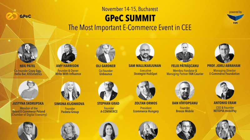 Peste 30 de speakeri excepționali vorbesc la GPeC SUMMIT pe 14-15 noiembrie, București: “Probabil, cel mai bun line-up în 12 ani de GPeC”