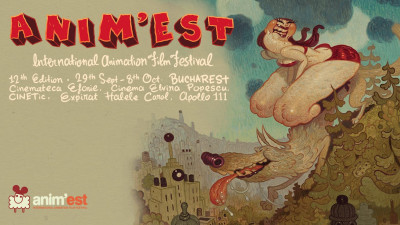 Expoziții de bandă desenată la Anim’est 2017 / Pisica Pătrată: Live Graffiti pe clădirea Centrului CINETic