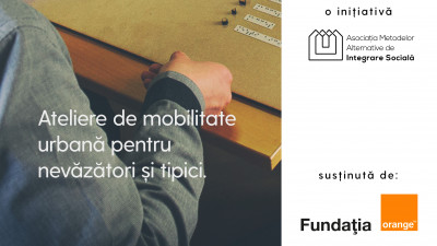 Se deschide primul Club de Mobilitate Urbană pentru nevăzători și tipici, pentru un viitor #BucureștiIncluziv