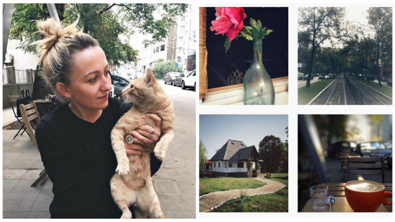 [#Instagrammer #nofilter] Roxana Bursuc: Sunt obsedată de cafea și de locurile în care se bea cafea, de uși închise și de pisici