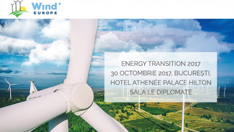 RWEA și WindEurope organizează Energy Transition 2017