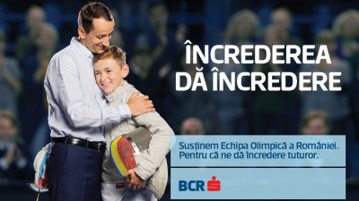 BCR susține echipa olimpică a României alături de Cohn&Jansen JWT