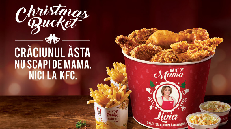 KFC te invită să întâmpini sărbătorile de iarnă cu Christmas Bucket, produs în ediție limitată