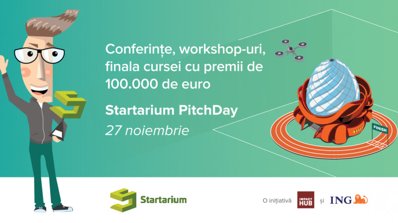 70 de startup-uri se pregătesc pentru finala Startarium PitchDay din 27 noiembrie