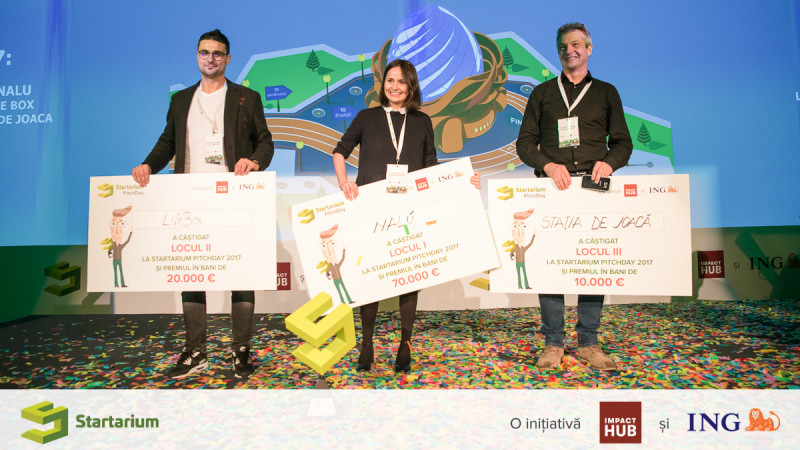700 de antreprenori și premii de 100.000 de euro la Startarium PitchDay. NALU a câștigat trofeul celei de-a doua ediții