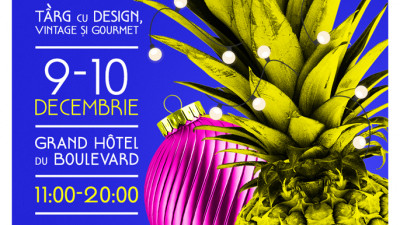 Christmas CONCEPT, t&acirc;rg cu design, vintage și gourmet, are loc pe 9 și 10 decembrie la Grand Hotel du Boulevard