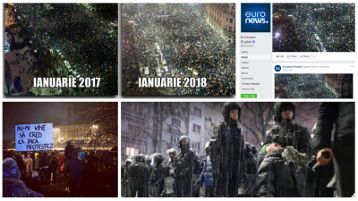 Un an de #rezist. 20 ianuarie 2018 &icirc;n imagini și pancarte