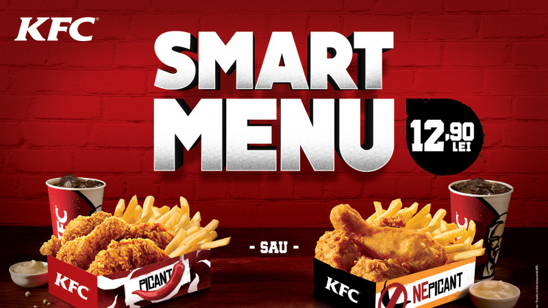 KFC relansează Smart Menu în restaurantele din toată ţara