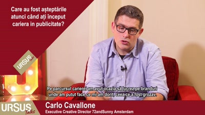 URSUS Talks. Shun Matsuzaka (McCann Millennials), Carlo Cavallone (72andSunny Amsterdam) si James Murphy (Adam & Eve UK) despre inceputurile lor in publicitate