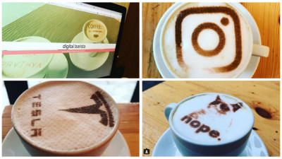 Digital Barista iti decoreaza berea la halba