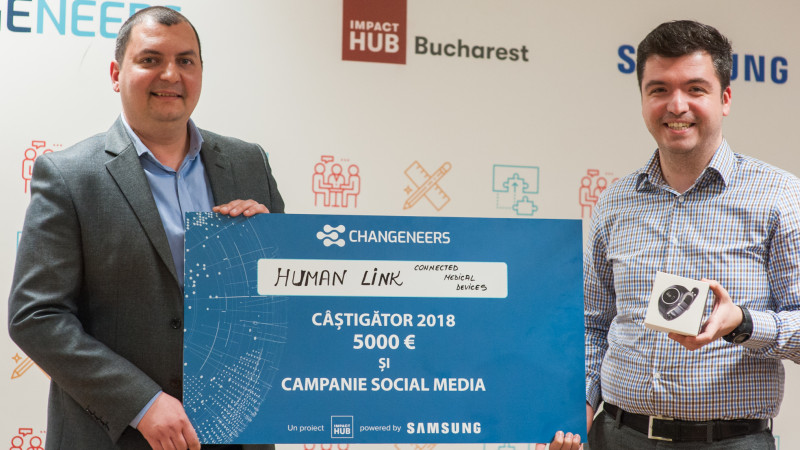Human Link este câștigătorul marelui premiu din competiția Changeneers Challenge