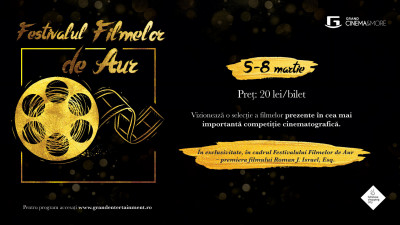 Cele mai bune filme ale ultimului an revin la Grand Cinema & More într-o nouă ediție a Festivalului Filmelor de Aur