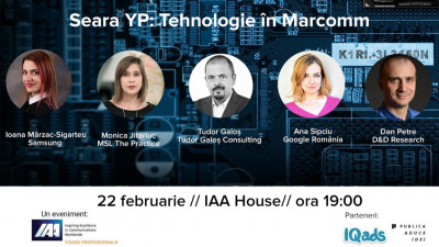 IAA Young Professionals organizeaza Seara YP dedicata tehnologiei in Marcomm