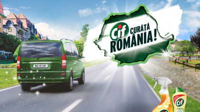 Cif curăţă România pentru al cincilea an consecutiv, prin programul „Împreună Curăţăm România Călătorind!”