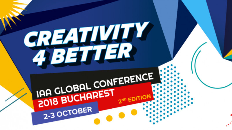 Conferința Globală IAA „Creativity4Better” a pus primele bilete în vânzare