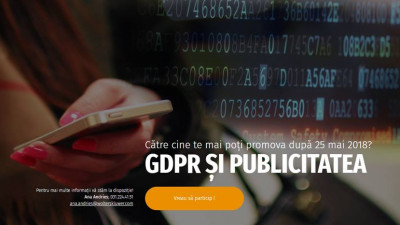 Grecu și Asociații, împreună cu Wolters Kluwer România, organizează conferința "GDPR și Publicitatea"