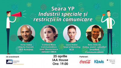 Comunicarea între dorințe și restricții la Seara YP dedicată industriilor speciale
